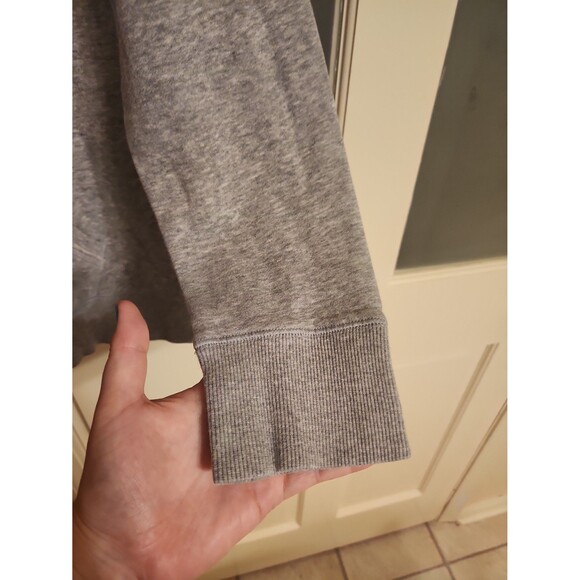 Under Armour Women's Coldgear Loose Fit Gray Pullover Hoodie w/ Flag Size L - Picture 4 of 7